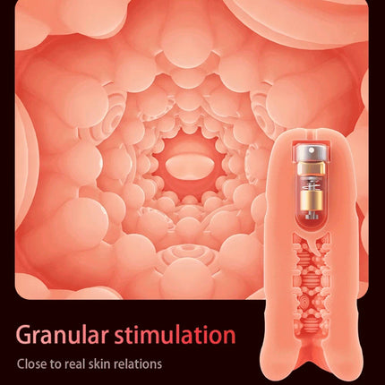Automatic Male Masturbator Cup Vibrator Tongue Licking Blowjob Real Vagina Pocket Pussy Penis Oral Sex Toy For Adult Men Sexshop