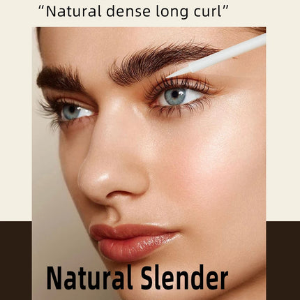 QIBEST Eyelash Growth Serum Natural Ingredients No Irritation Eyebrow Nourishing Enhancer For Longer Thicker Lashes Eyes Makeup