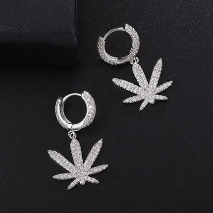 Hip Hop Ice Out Sparkling Round Inlaid Zircon Hypoallergenic Earrings for Men Women Fashion Cool Punk Rock Party Jewelry