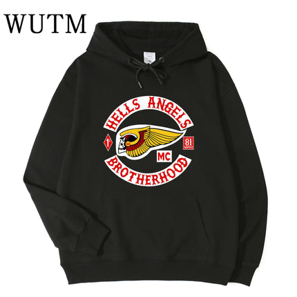 Hells Angels Brotherhood Hoodie Unsex Long Sleeved