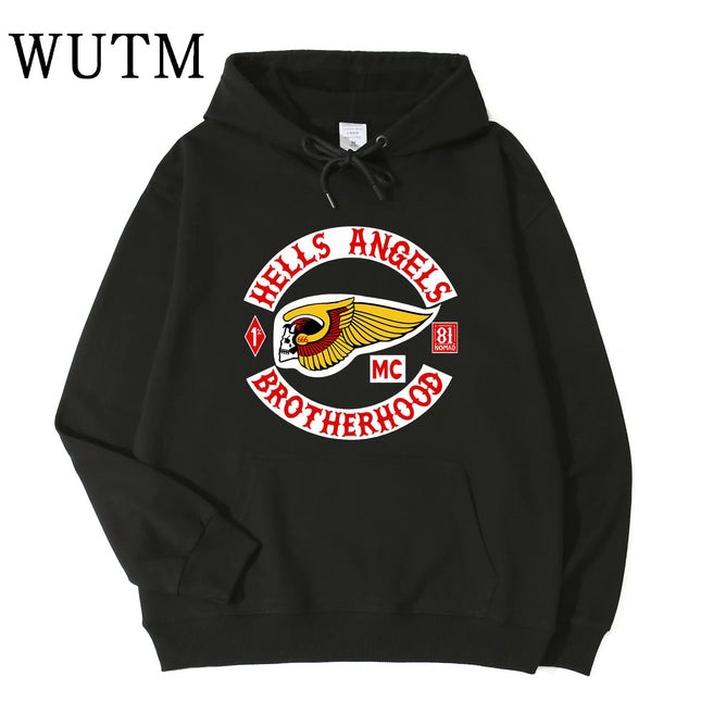 Hells Angels Brotherhood Hoodie Unsex Long Sleeved