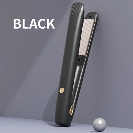 Wireless volumizing hair straightener, rechargeable corn curler, dormitory student home-use hair straightener, curling wand, ele