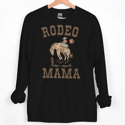 Vintage Cowboy Style Couple Matching Clothing "Rodeo Daddy/Mama" Crewneck Long Sleeve Women Men Husband Wife Sweatshirts