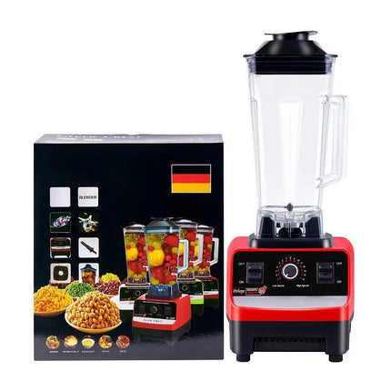 4500W Heavy Duty Commercial Blender, 3L Stainless Steel Jar Mixer Grinder for Home & Restaurant, 9 Speeds & 6 Blades