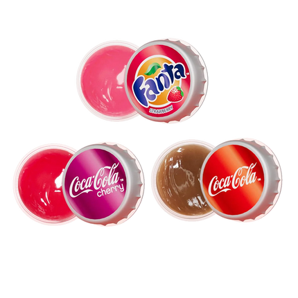 LiP SMACKER x Coca-Cola Classic Bottle Cap Lip Balm - Deep Hydration, Autumn & Winter Use, Exfoliates Dead Skin