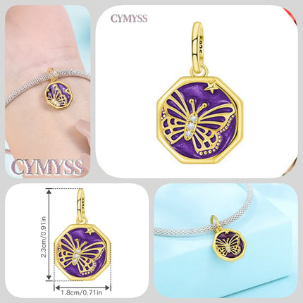 S925 Sterling Silver Charm Bead Angel Prayer Travel Memorial Pendant Fine Birthday Gift Fit Bangle Bracelet Necklace DIY Jewelry