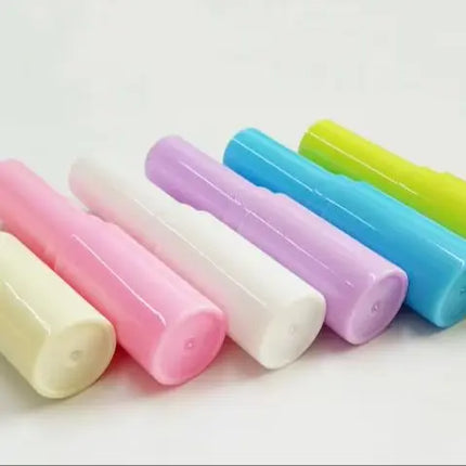 500PCS 4g Frosted cap lipstick tube, six-color empty lipstick tube, moisturizing lipstick cosmetic packaging empty tube