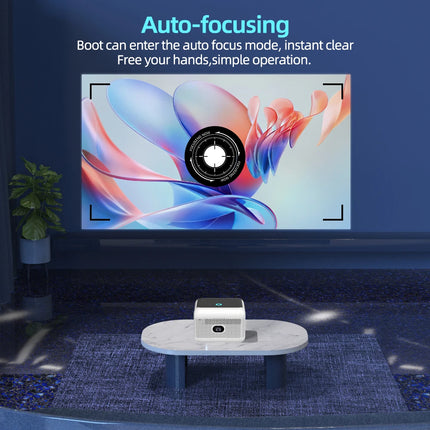 VIVICINE F3 Native 1080P Projector 4K Support Auto Focus Keystone Android 9.0 WiFi6 Home Theater