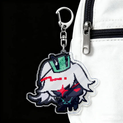 Popular Game Cartoon Chibi Keychain Accessories Bag Charms Keyrings Jewelry Fans Freinds Game Lovers Gifts