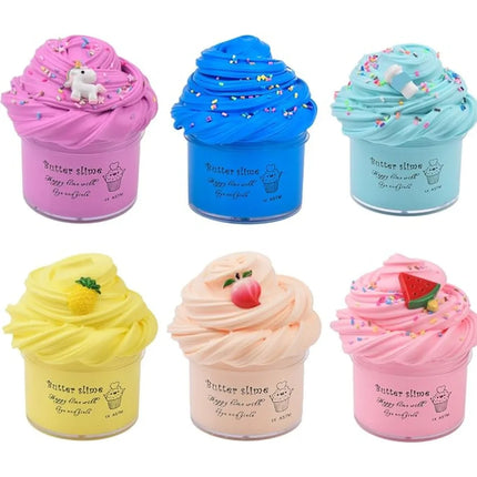 12 Pack Mini Butter Putty Set for Children's DIY Stress Relief Toys, Suitable for Boys and Girls' Birthday Gifts, Preferred Toy