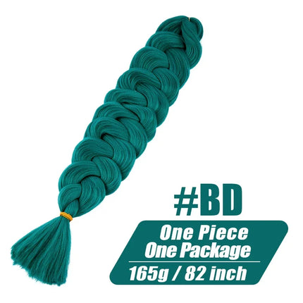 High-end Wigundle Kanekalon Crochet Hair Braiding Hair Extensions For Women Jumbo Braids Pre Stretched Synthetic Hair X pression