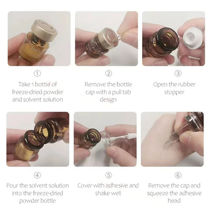 Oligopeptide Anti Wrinkle Freeze-Dried Powder Set Yeast For Repairing Nourishing Serum Creatine To Promote Collagen Production