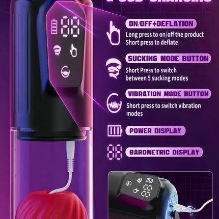 Electric IPX7 Waterdicht Volwassen Speeltjes Lul Vergroter voor Mannen Erectie Penisvergroting Masturbator Speeltjes voor Mannen