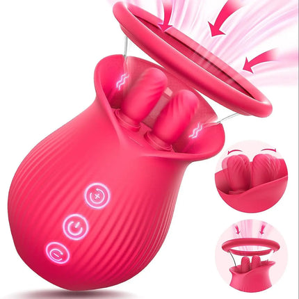 Fingers Sucking Vibrator Rose Vibrators Suck Quick Pleasure Sex Toys Couples Foreplay Stimulator For Clitoral Nipple Massager