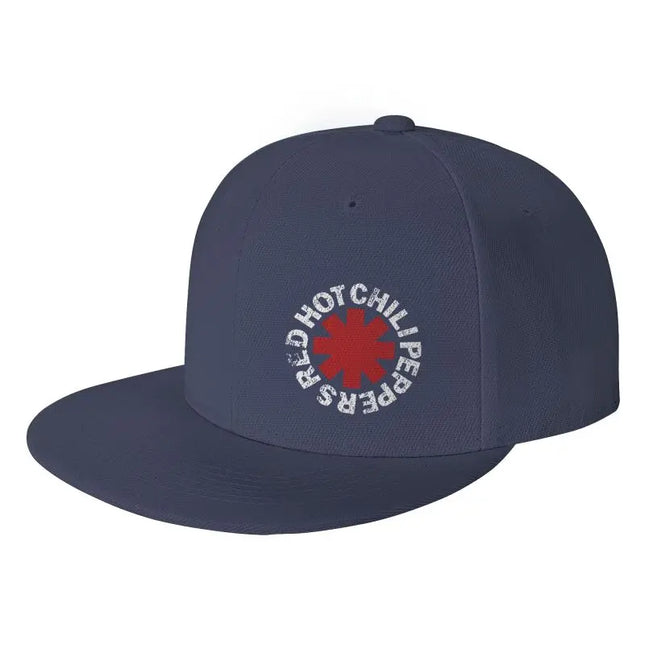 Red Hot Chilli Peppers Print Baseball Cap Hip Hop Flat Bill Caps Unisex Adjustable Snapback Skull Hat Skateboard Hats Chef Hat
