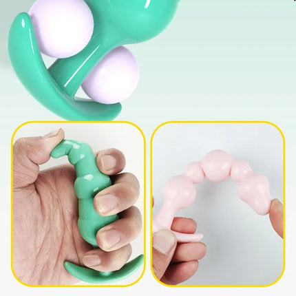 5pcs Silicone Anal Plug Jewelry Base Beginner To Expert Butt Plug,Adult Toys Tail Female/Male Dildos Sex Toy Couples Adults Game