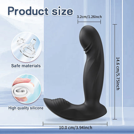Male Wiggle Prostate Massager Sex Toy for Men APP Control Swing Vibrating Anal Vibrator Butt Plug Perineum Stimulator Buttplug