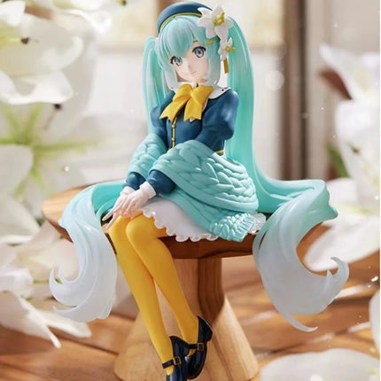 Hatsune Miku Anime Figure Collectible Doll PVC Statue Desktop Decoration Gift for Girls Otaku Cosplay Fans Kawaii Cute Japanese