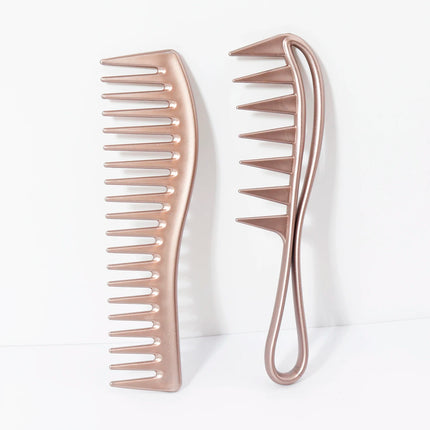 2-piece hair styling comb set, wide toothed comb, large toothed comb, styling tools, hair salon,special for real hair wigs
