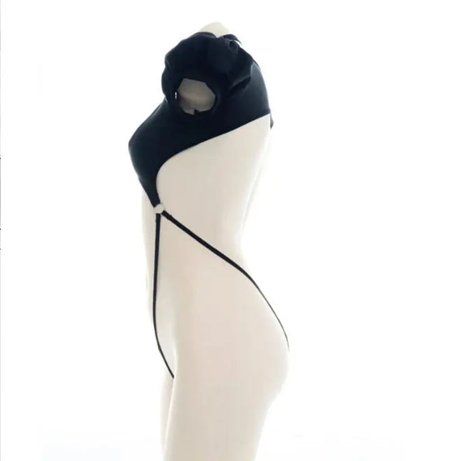 Backless Sexy Straps Bandage Underwear Set One-piece Bikini Costume Women Pajamas Lingerie Uniform Cosplay