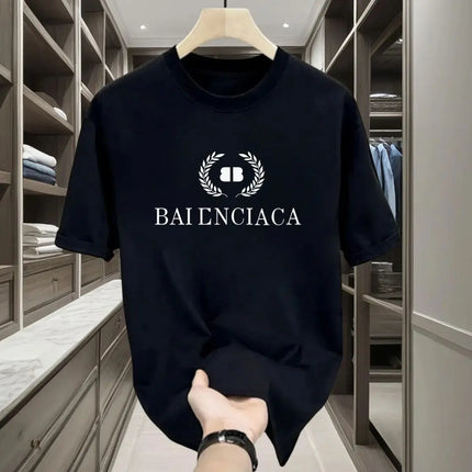 Wholesale Fashion Designer Cotton Casual T-shirt Men's Women's Short Sleeved Letter Printed High-quality 2026Summer Casual Style