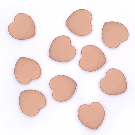 5/10pcs Heart Finger Puff  Mini Makeup Sponge Small Air Cushion Powder Sponge Case Face Concealer BB Cream Cosmetic Puff Beauty