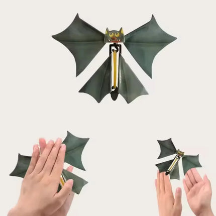 6/12PCS Flying Bat Hand Transform Magic Bat Flying Butterfly Magic Props Funny Surprise Prank Toy Gift for Kids Adults Party
