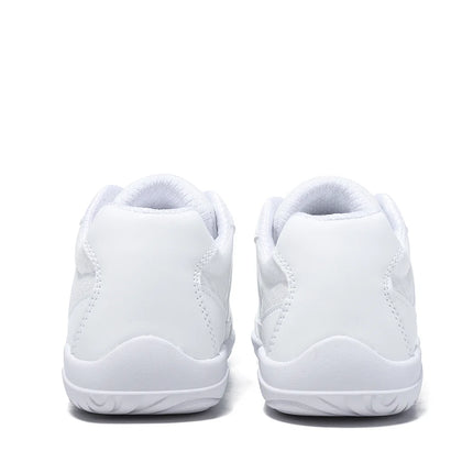 BAXINIER Girls White Cheer Shoes Trainers  Breathable Training Dance Tennis Shoes Lightweight Youth Cheer Competition Sneakers