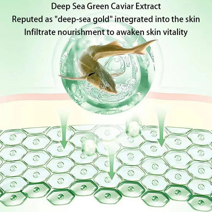 Sturgeon Caviar Anti Gravity Firming Anti Wrinkle Lifting Face Lotion Small Molecule Tonic Collagen Elastic Emulsions Skin Care