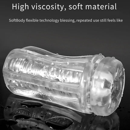 Transparent Masturbation Cup Glans Stimulator Ball Sex Toy for Man Male Masturbator Sex Toys for Men Massager Adult Sex Trainer