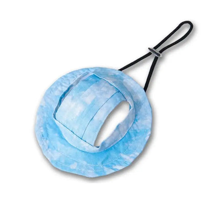 Fisherman Cat Sun Hat UV Protection Summer Kitten Cap Cute and Lightweight Pet Hat for Outdoor Walking and Adventure