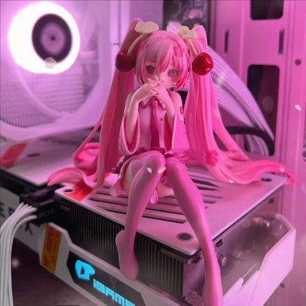 Hatsune Miku Figurine Anime Moonlight Mile Mecha Sora Moe Sora Anime Trendy Plush Model