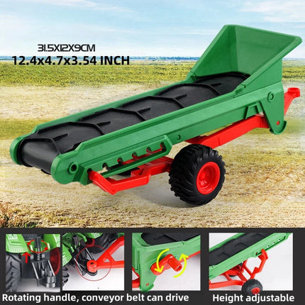 Large Scale Tractor Toys DIY Farmer Car Playset Toy Transport Trailer Engineering Birthday Gifts