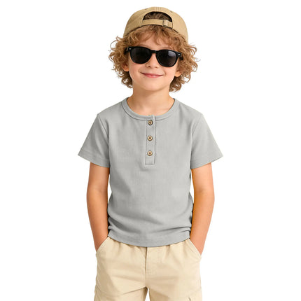 Large N Boys Comfortable And Breathable Short Sleeved T Shirt Casual And Versatile Top children's clothes girl