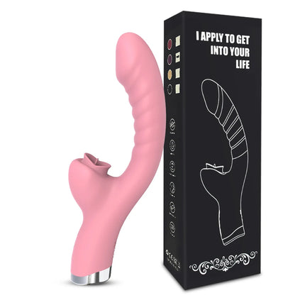 Clitoris Vibrator For Adult Women Tongue Licking Sex Toys Dildo Female Vibrator Masturbator Goods G Spot Clitoral Stimulator
