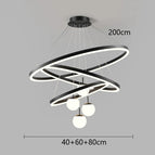 black 3 ring 4ball / Cold White