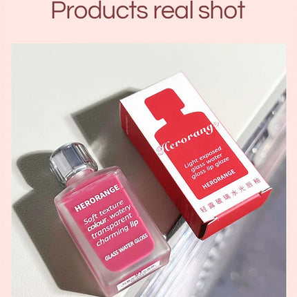 Moisturizing Plump Lips Mirror Effect Lip Color Non Greasy Texture Liquid Lip Pigment Not Easy To Stick Lightly Lip Glaze