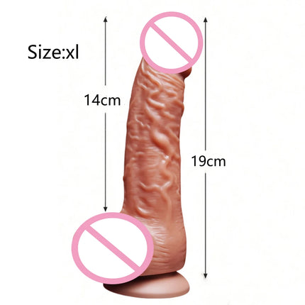Realistic dildo, female sex toy, large penis with suction cup, female masturbator, anal sex product, adult sex toy.
