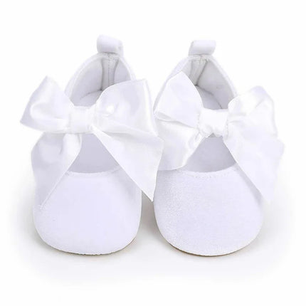 Spring and Autumn Baby Butterfly Knot Fashion Fluffy Princess Shoes 0-1 Year Old Baby Shoes Sneakers
