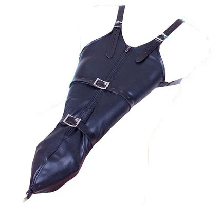 Arm Binder Glove Sleeves,Behind Back Bondage Armbinder,BDSM Leather Handcuffs Straight Jacket,Sex Toys For Couples