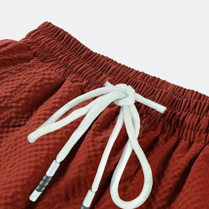 2-Pack, Men's Shorts, Men's Casual Pants, Men's Beach Shorts, Men's Sports Shorts, New Fashionable Textured Fabric, Breathable Pants, Suitable for Daily Casual Wear and Sports