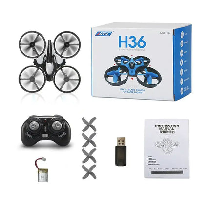 H36 RC Drone Quadcopter 3D Flip Pocket Remote Control Helicopter Plane RC Dron Quadcopter Toys Christmas Gift for Kids JJRC H36