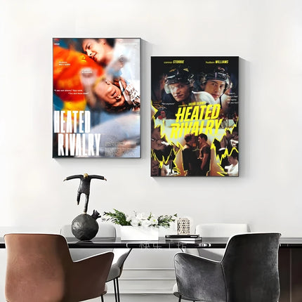 TV Series H-Heated Rivalry Poster Elegant And Affordable Wall Art Stickers For Dormitory Living Room And Bedroom Spaces
