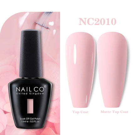 NAILCO 283Colors Gel Nail Polish Top Base Vernis Semi Permanent UV Gel Varnish Nails Art Varnish Hybrid Manicure