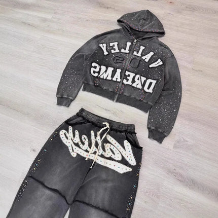 valley dreams hoodie Dark Style Men's and Women's Loose Casual Design with a Sense of Hygiene, Hooded Sweatshirt and Retro Style