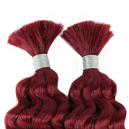 Julianna Bulk Synthetic Hair For Braiding Color 30 Blonde Deep Wave Bundles Boho Braids Synthetic Hair Extensions