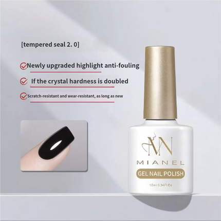 MIANEL 10ml Clear Building Nail Gel Nail Polish For Strengthener Gel Extension Gel Base Coat Soak Off UV LED Gel Nails