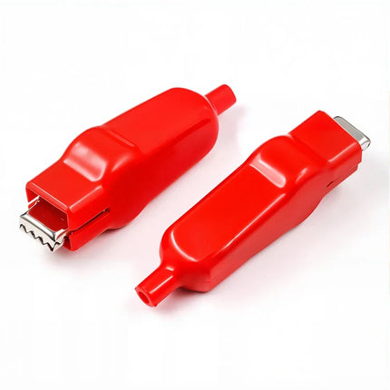 4PCS 10A/20A Alligator Clips  USB Charging Battery Crocodile Clips for Electrical Jumper Wire Test Clip Red Black 50mm