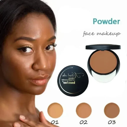 Dark Powder Bronze Powder Dark Skin Foundation Oil Control Concealer Brighten The Face Create Three-dimensional Makeup