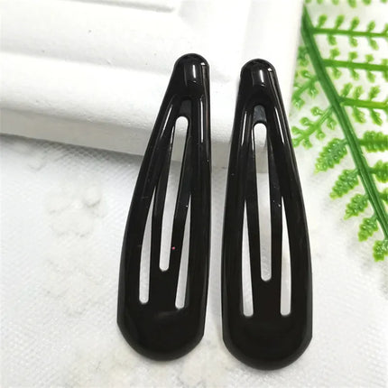 2pc/lot Color BB Hairpins Metal Baking Finish Barrette Hair Clips for Kids Children Baby Girls Snap Pins Women Hair Accessories